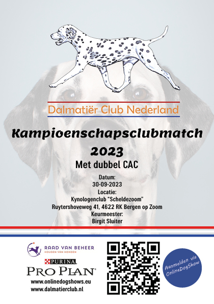 Dalmatier Club Nederland I Kampioenschapsclubmatch